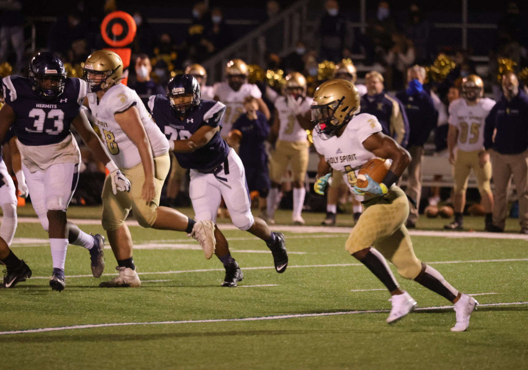 St. Augustine Prep vs Holy Spirit football game